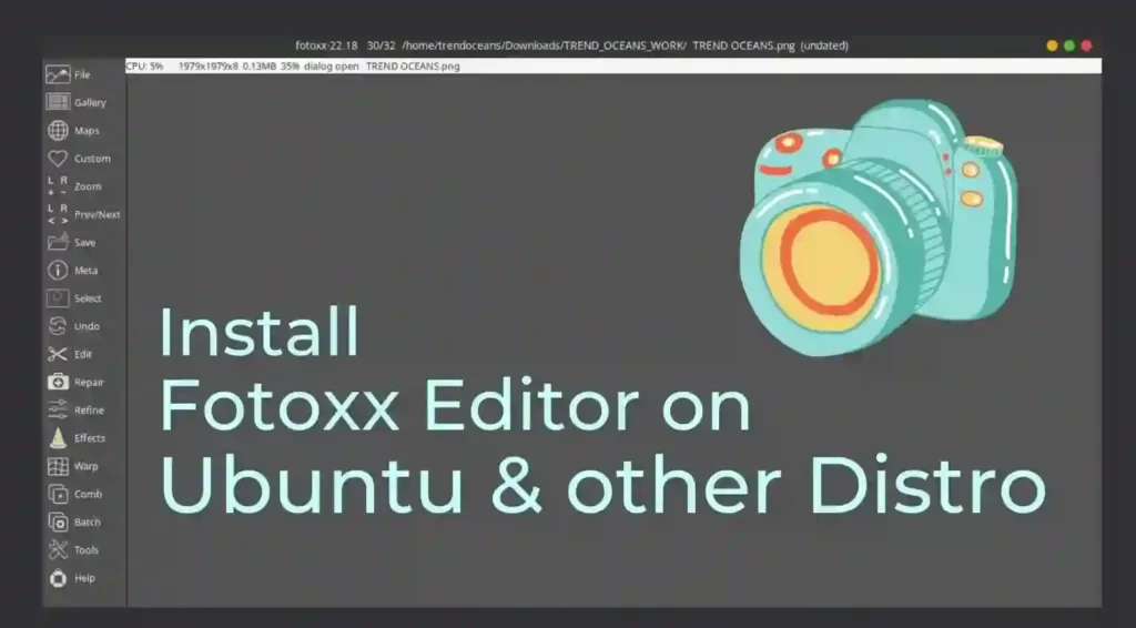 Read more about the article Install Fotoxx photo editor and manager on Ubuntu 20.04 | 22.04 LTS
