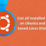 List all Installed Packages on Ubuntu and Debian-based Linux Distributions