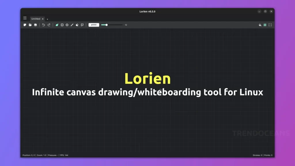 Read more about the article Lorien: Infinite canvas drawing/whiteboarding tool for Linux
