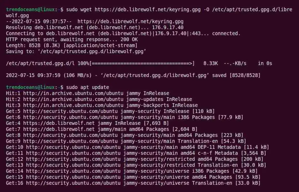 Adding GPG key in Debian/Ubuntu