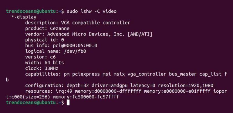 How to Check Graphics Card in Linux System - TREND OCEANS