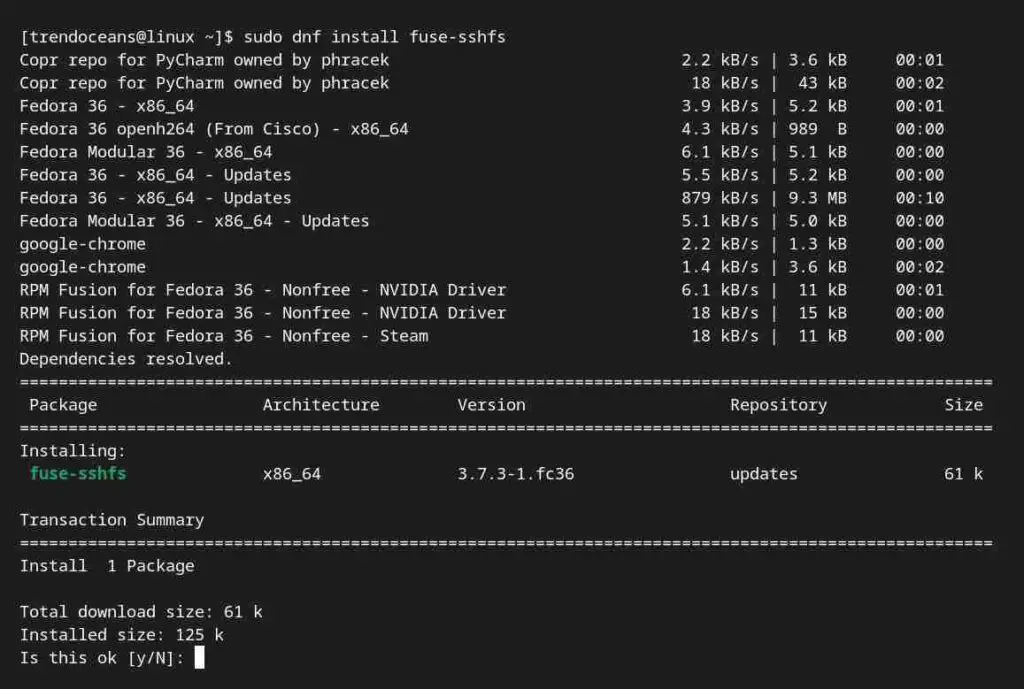 Installing FUSE on RHEL, Fedora, CentOS, and AlmaLinux