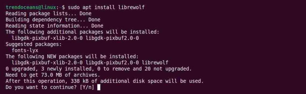 Installing LibreWolf on Debian-based distributions such as Ubuntu, Pop!_OS, Linux Mint, etc