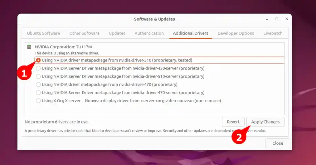 Installing Proprietary Graphics Drivers in Ubuntu Linux
