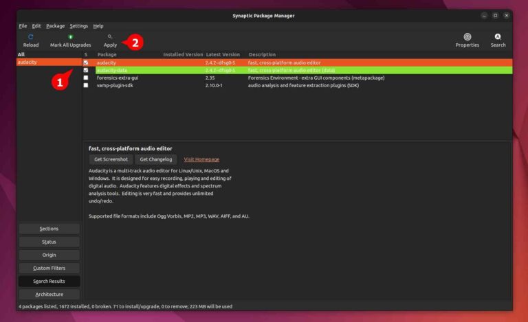 Ubuntu で Synaptic が必要な 10 のパッケージ管理操作