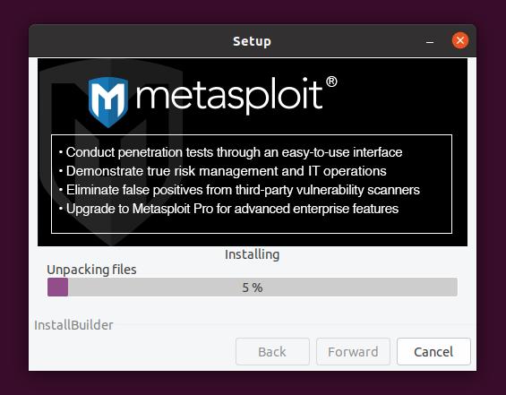 Metasploit Installation - Step 9