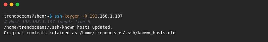 How To Fix Remote Host Identification Has Changed While Ssh - Trend Oceans