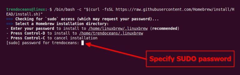 How To Install And Use Homebrew Package Manager On Linux - TREND OCEANS