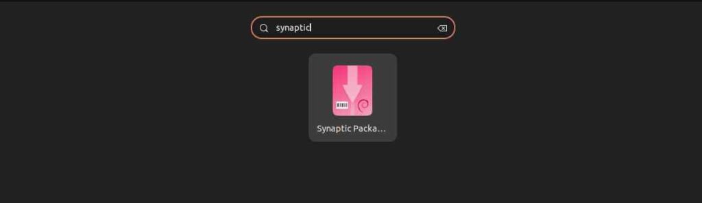 Running Synaptic Package Manager in Linux