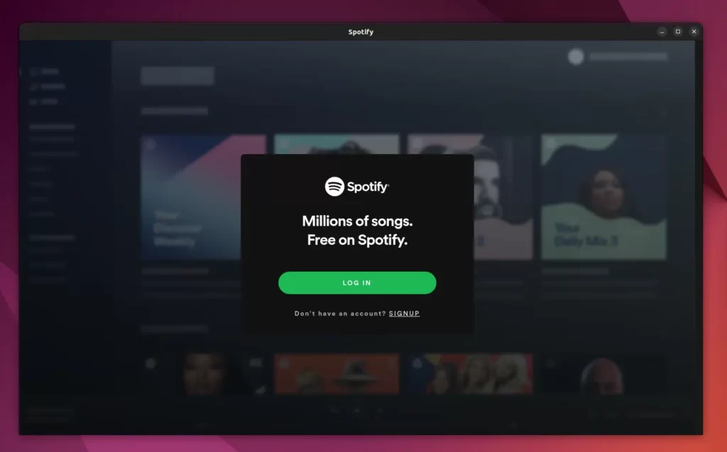 Spotify Debian package