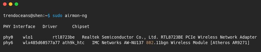 Wireless network information