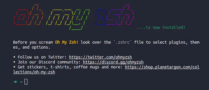 oh my zsh on Ubuntu
