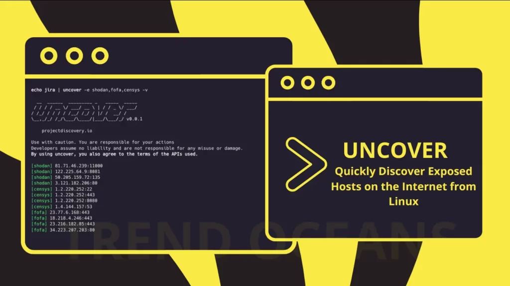 Read more about the article Uncover: Quickly Discover Exposed Hosts on the Internet from Linux