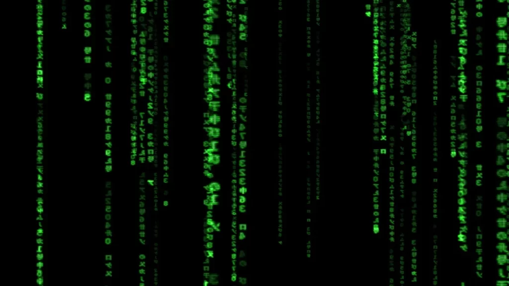 Matrix screensaver