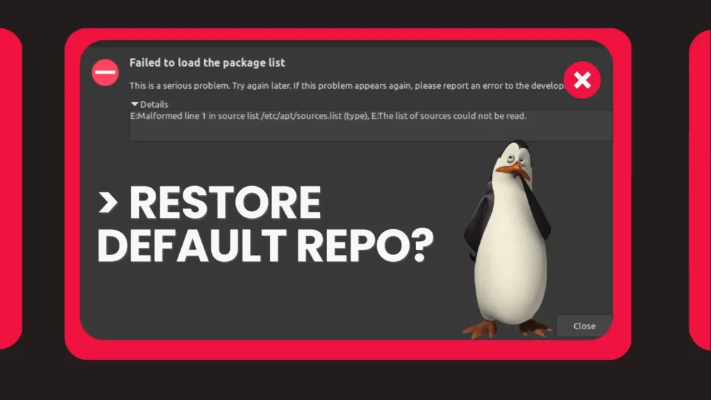 Read more about the article How to Restore Default Repositories in Ubuntu and Linux Mint