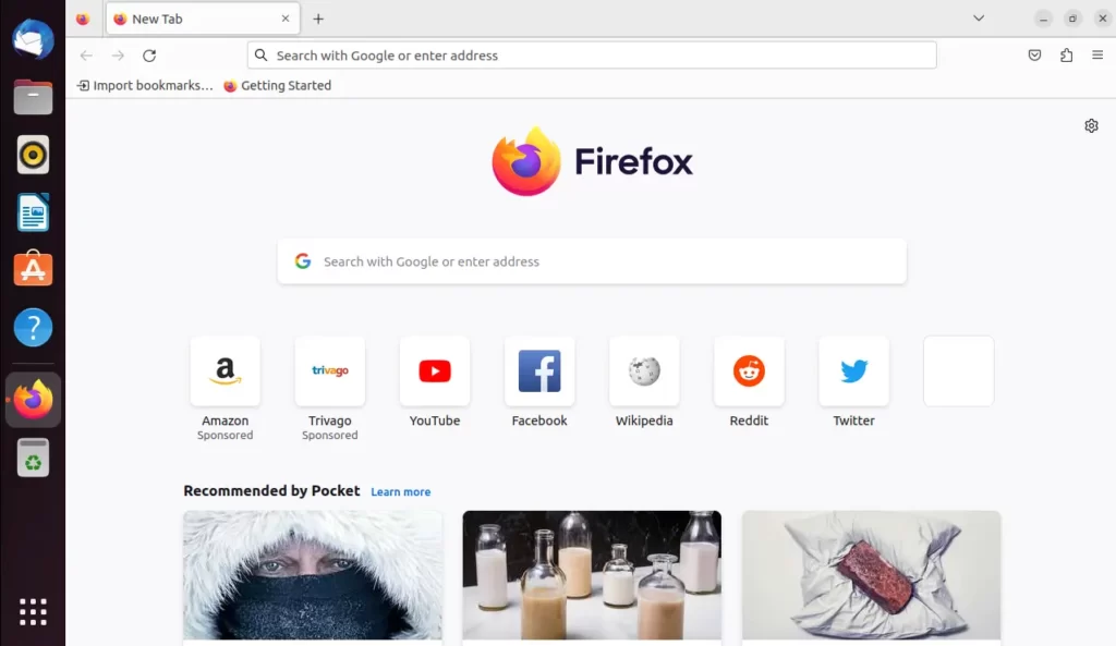 Firefox Interface