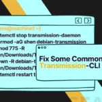 Fix Some Common Transmission-CLI Errors