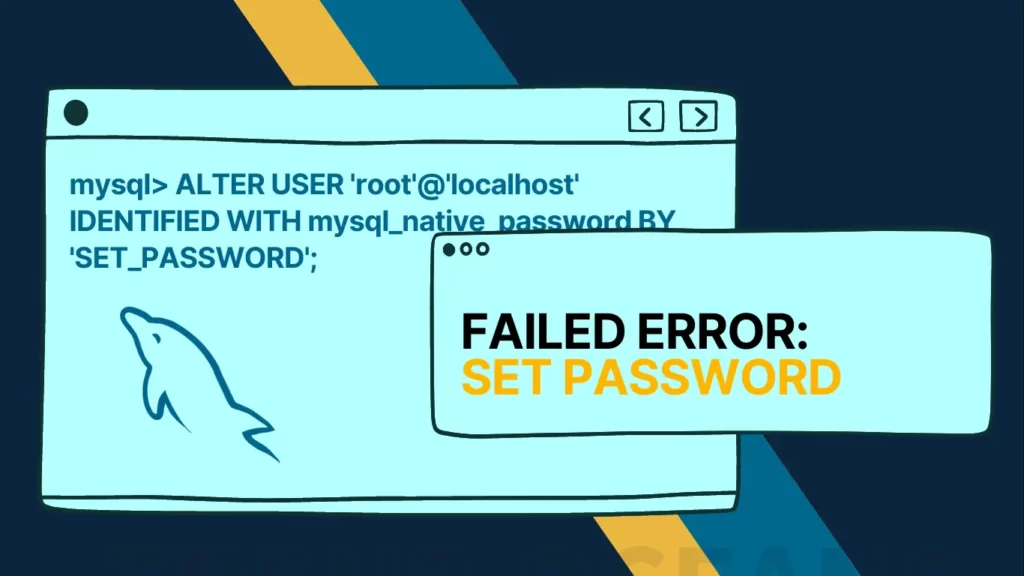 Read more about the article Status Resolved: Failed! Error: SET PASSWORD has no significance for user ‘root’@’localhost’