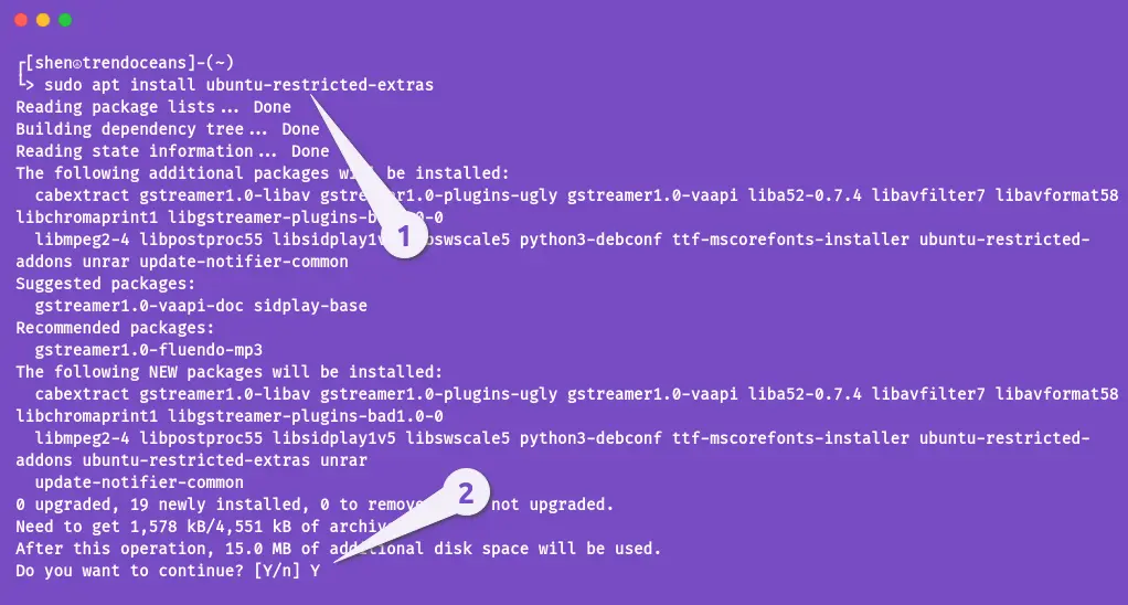 Install Ubuntu-restricted-extras on Ubuntu to install missing codec
