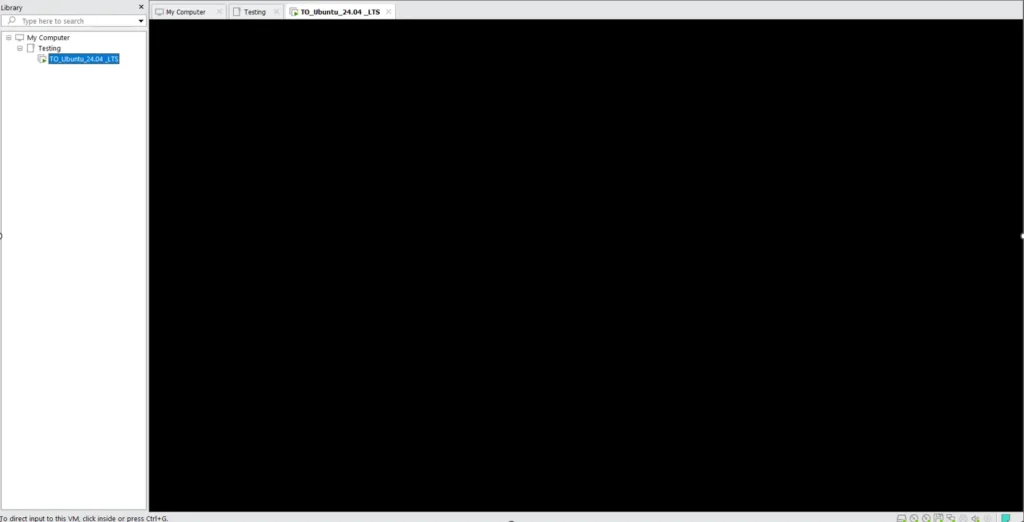 Ubuntu 24.04 blank screen issue